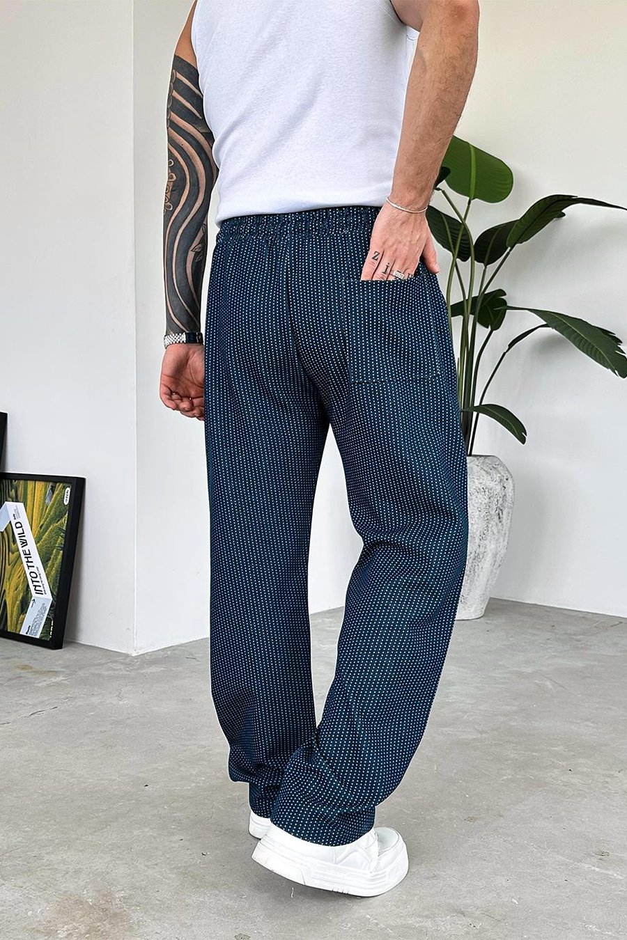 İndigo Chill Zone Baggy Pantolon