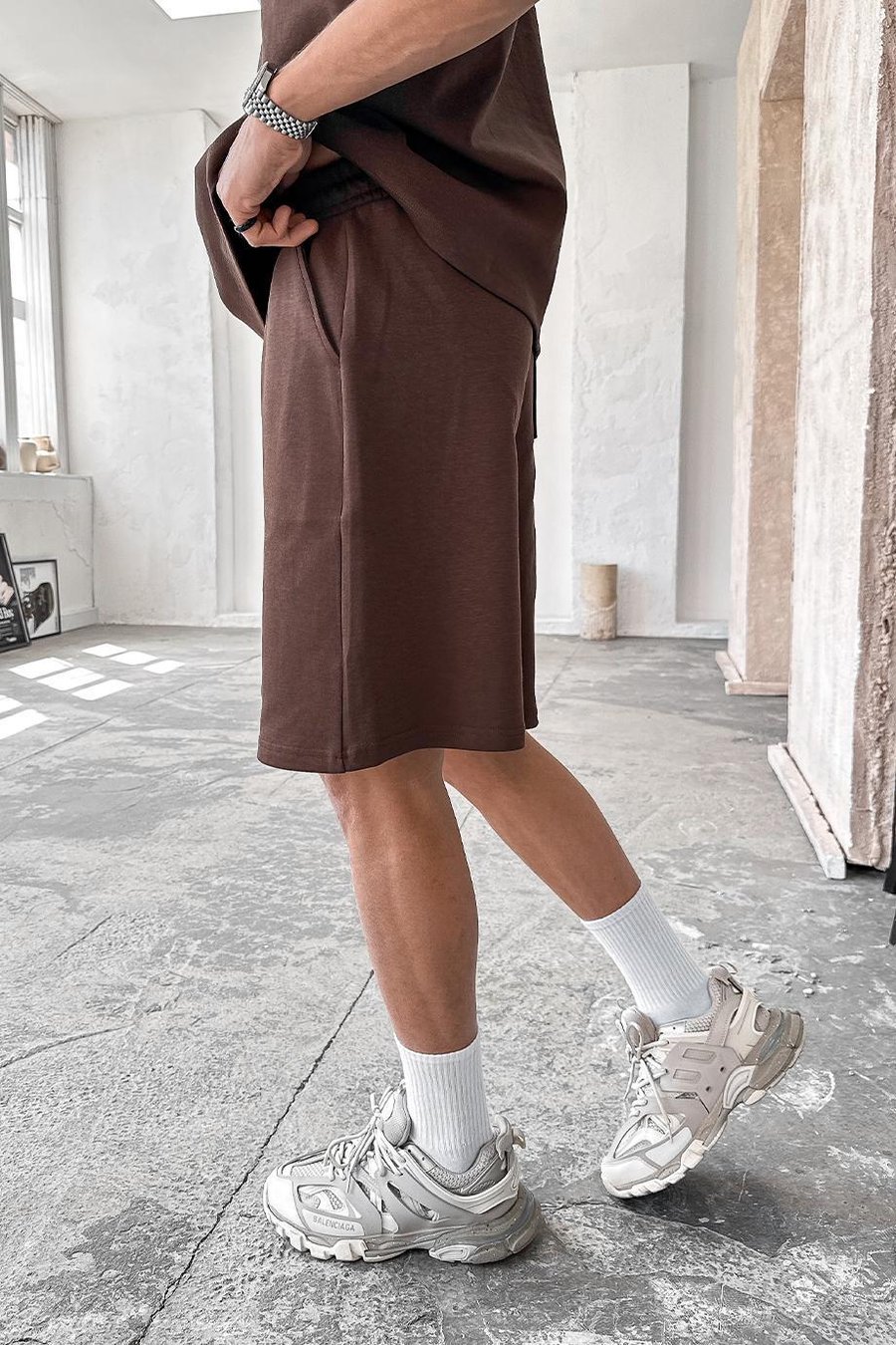 Kahverengi Cozy Premium Basic Şort