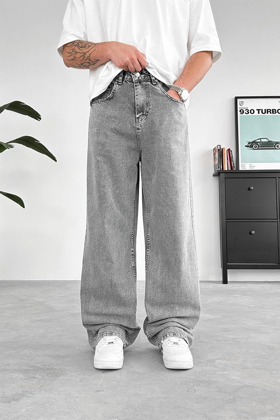 Kar Yıkama Basic Ekstra Bol Baggy Pantolon