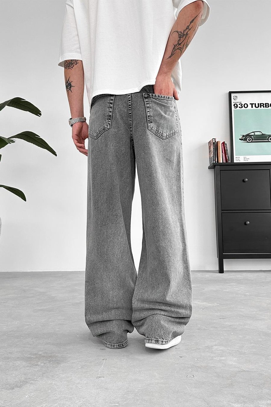 Kar Yıkama Basic Ekstra Bol Baggy Pantolon