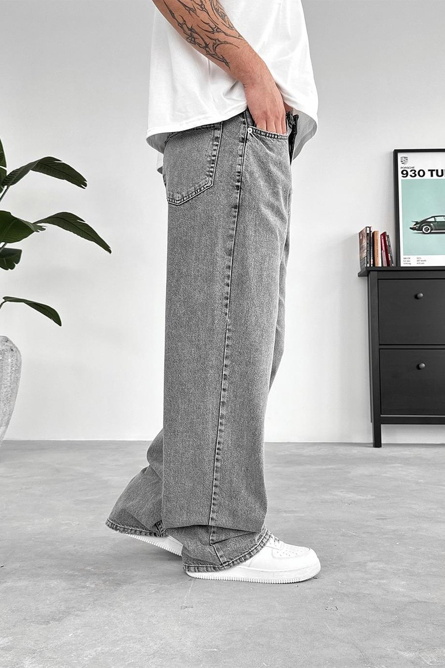 Kar Yıkama Basic Ekstra Bol Baggy Pantolon