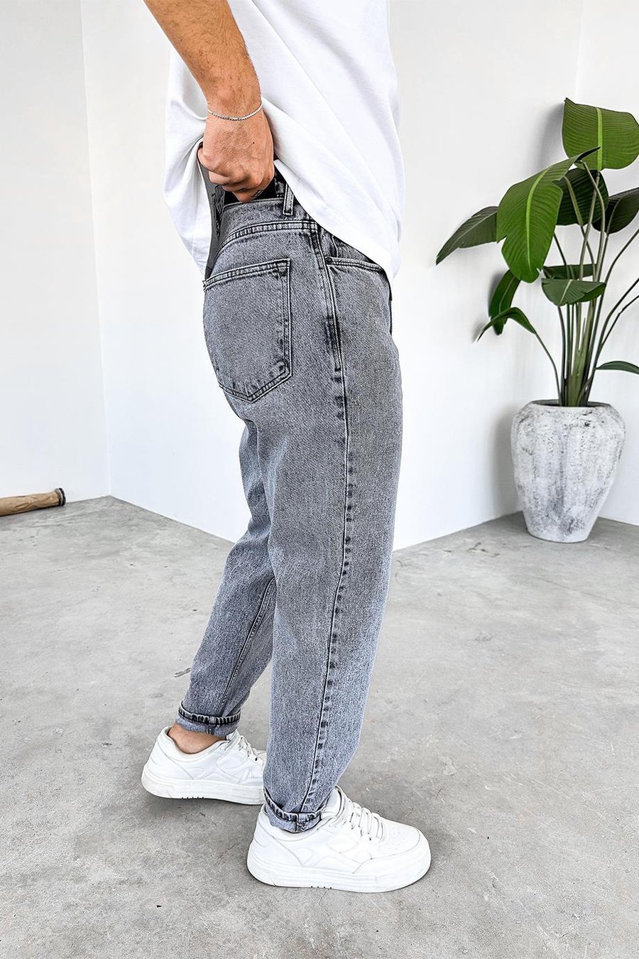 Kar Yıkama Basic Regular Pantolon