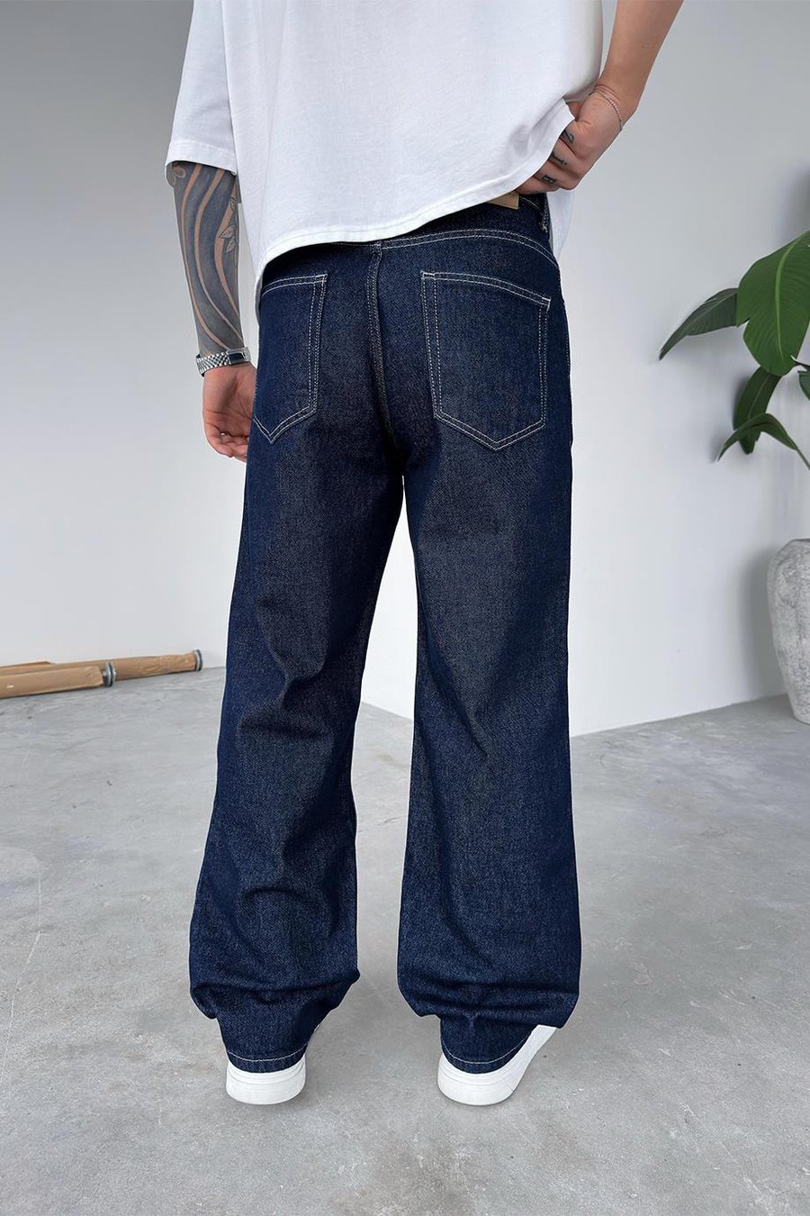 Koyu Mavi Basic Premium Regular Pantolon