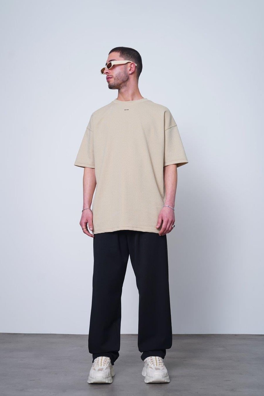 Krem Krem Dokulu Beyond MH Oversize Tişört
