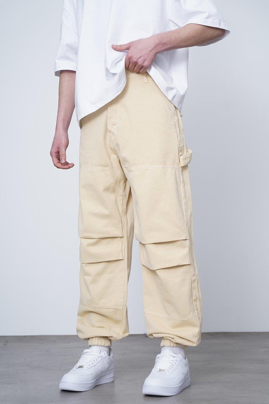 Krem Paça Lastik U1 Baggy Pantolon