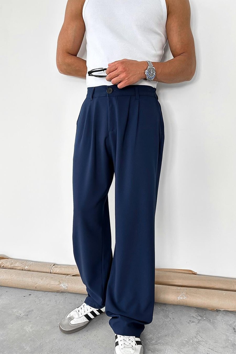 Lacivert Basic Premium Kumaş Pantolon