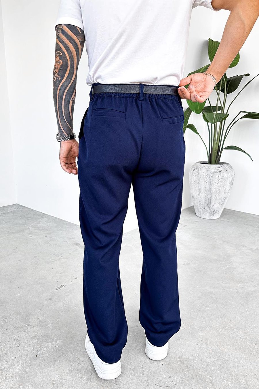Lacivert Basic Premium Kumaş Pantolon