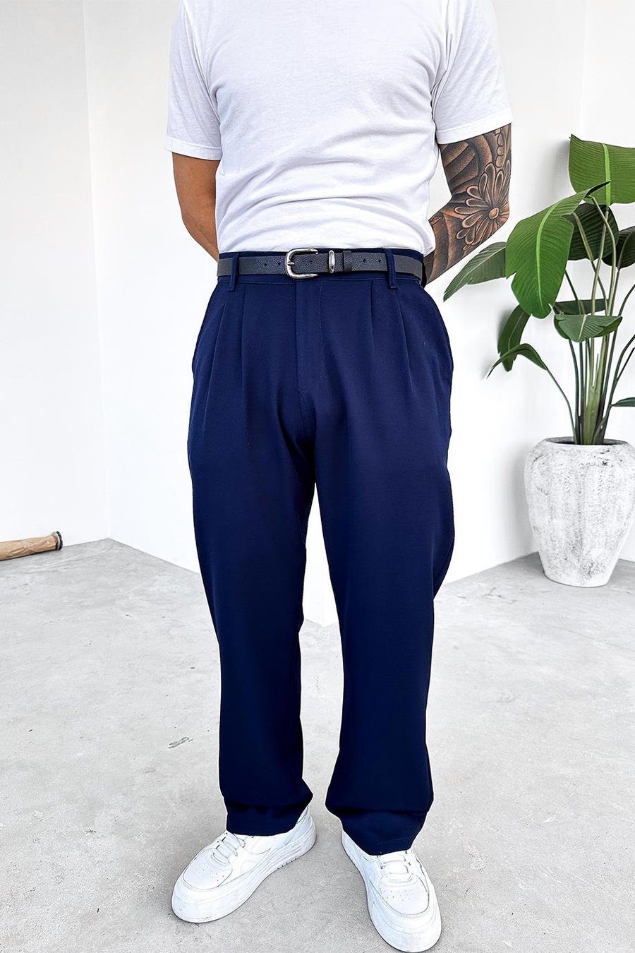 Lacivert Basic Premium Kumaş Pantolon