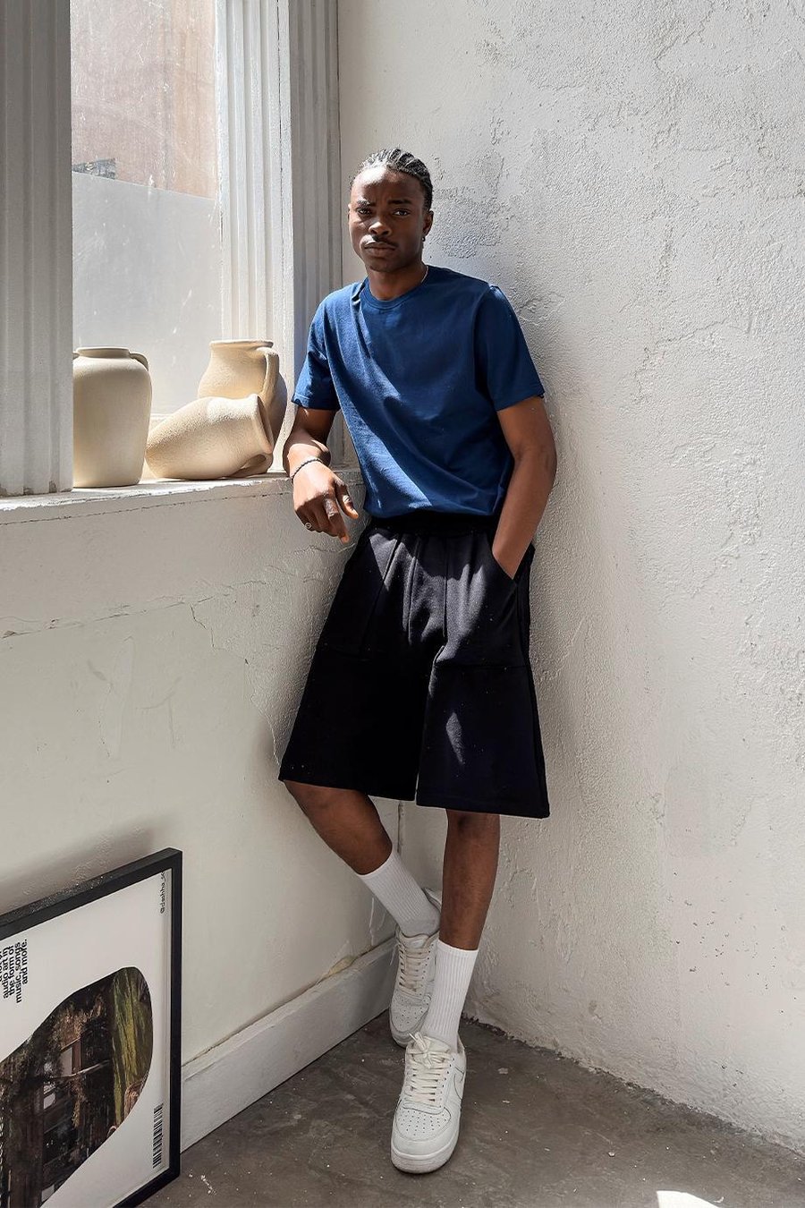 Lacivert Basic Premium Regular Fit Tişört