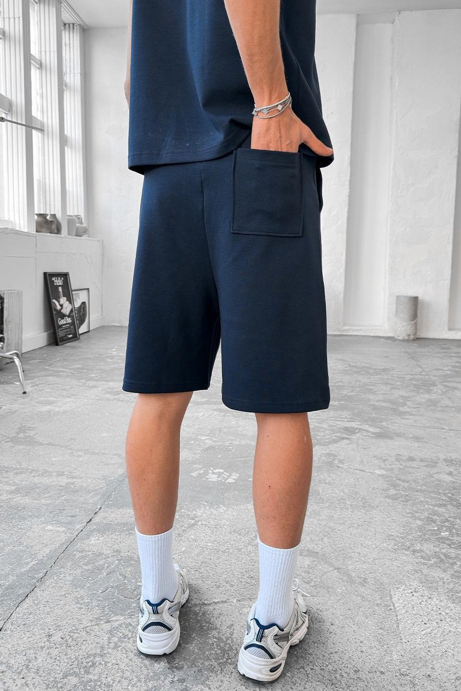 Lacivert Cozy Premium Basic Şort