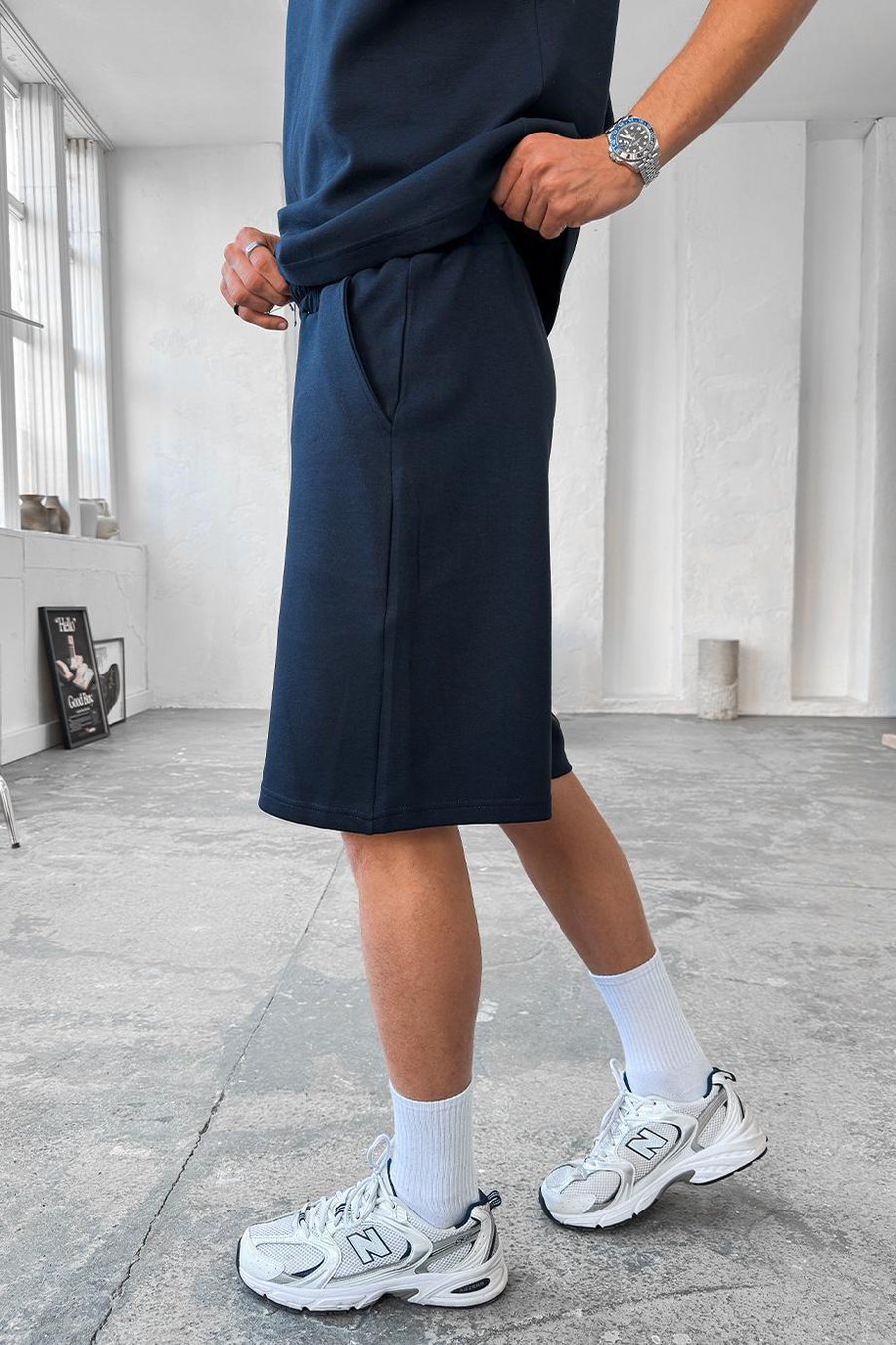 Lacivert Cozy Premium Basic Şort