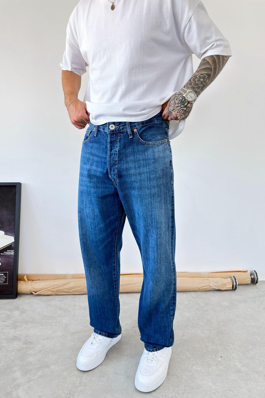 Mavi Basic Baggy Pantolon