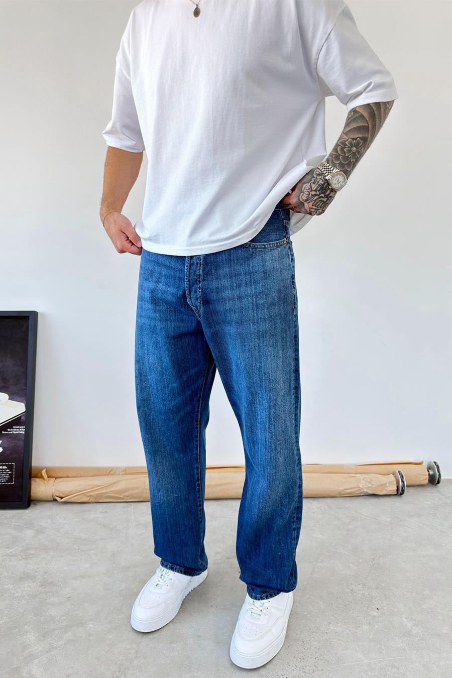 Mavi Basic Baggy Pantolon