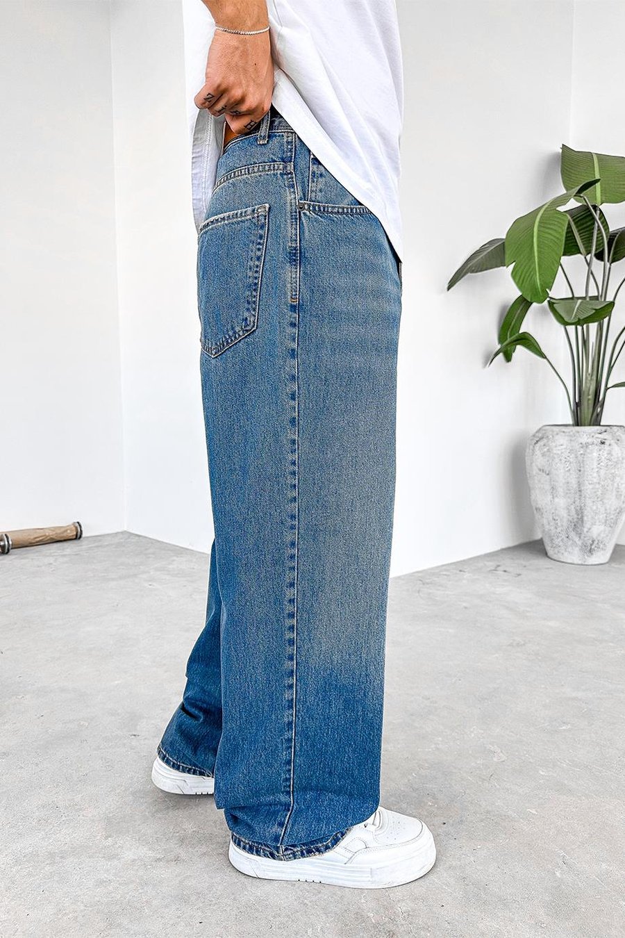 Mavi Basic Old School Baggy Pantolon