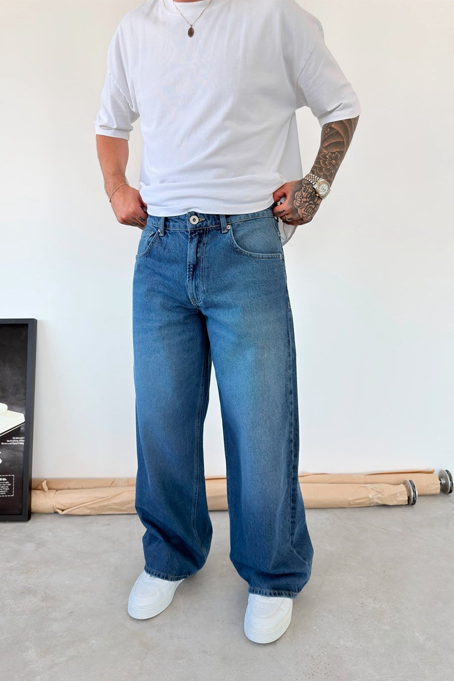 Mavi Basic Süper Baggy Fit Pantolon
