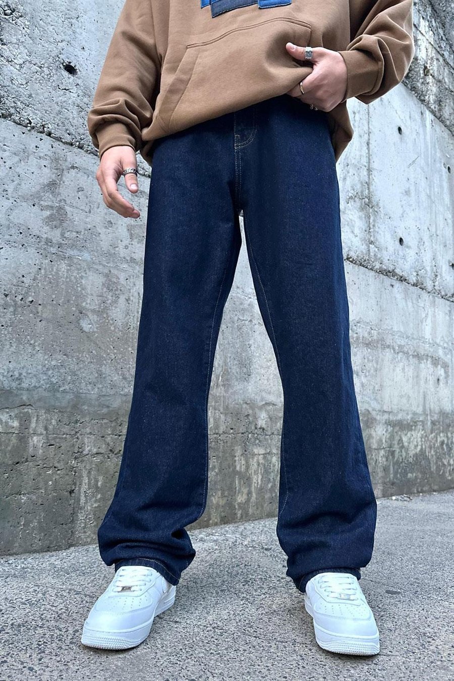 Mavi Dokulu Koyu Mavi 79 GD Baggy Pantolon