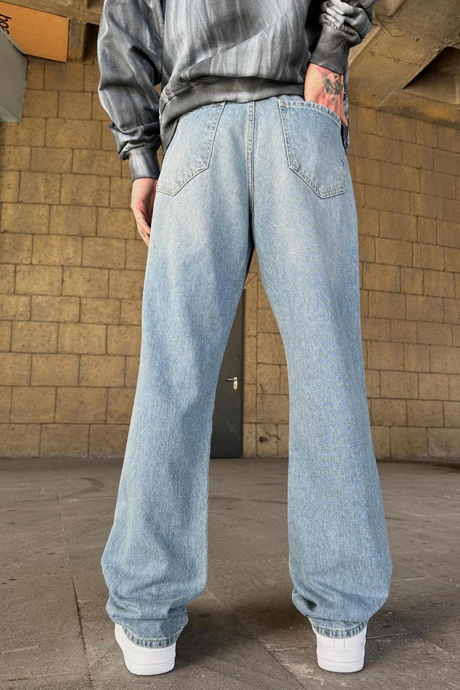 Mavi Dokulu Mavi 83 GD Baggy Pantolon