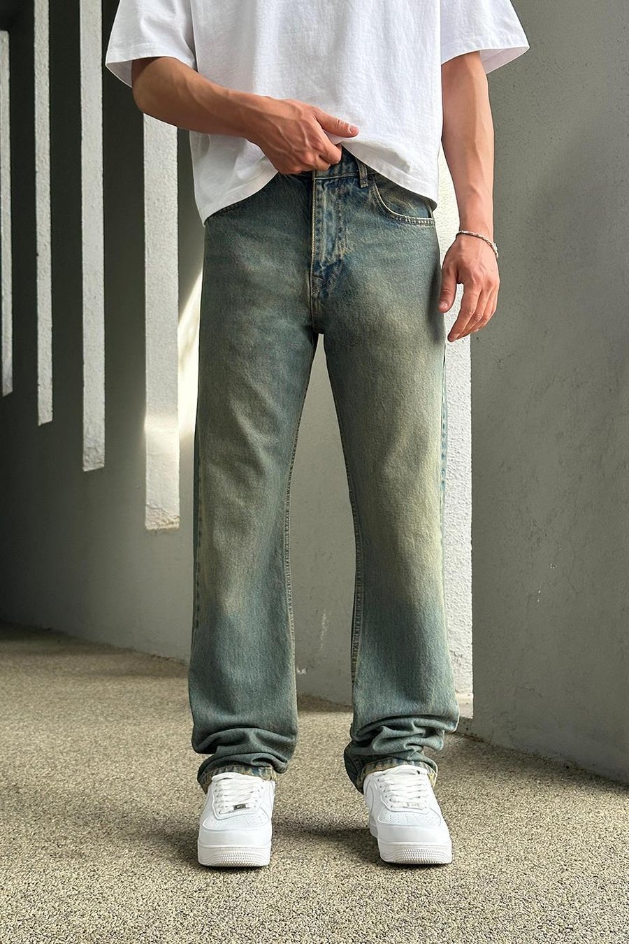 Mavi Eskitme  R14 DL Baggy Pantolon