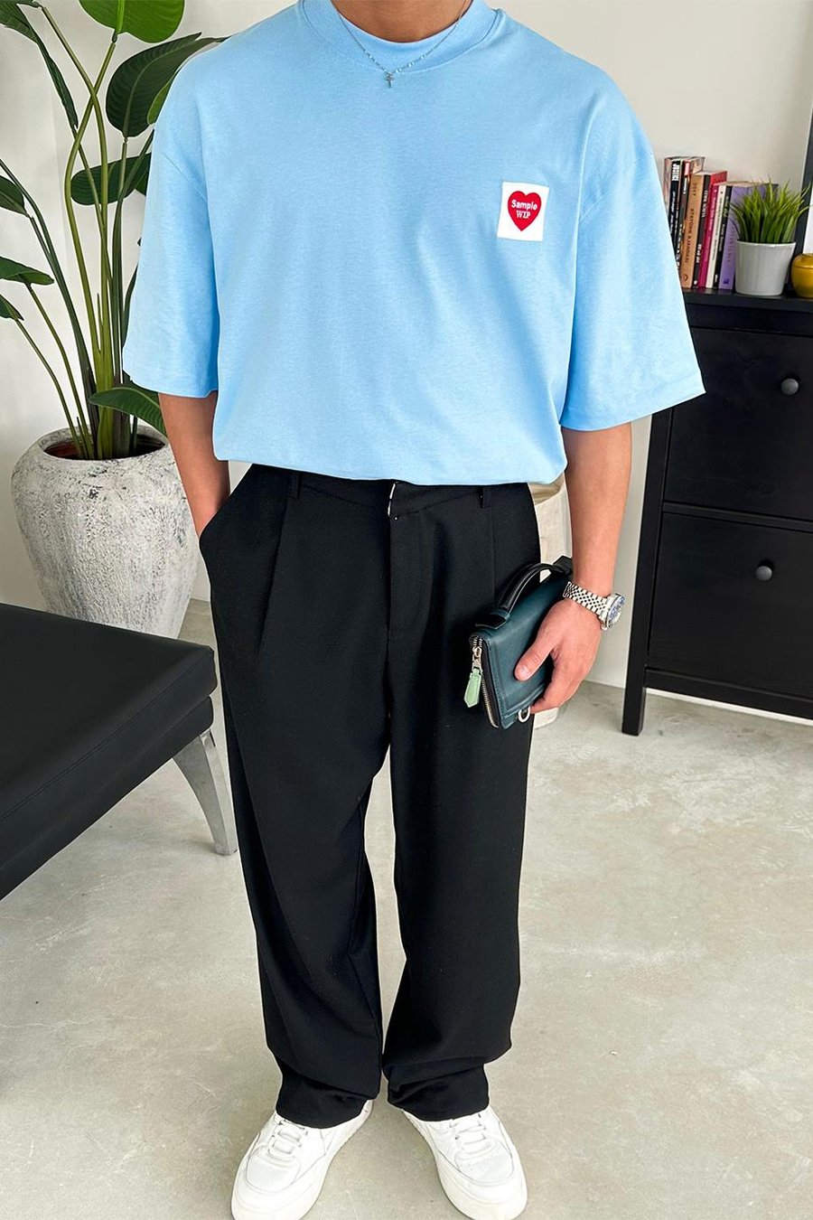 Mavi Old Money  Sample Love BS Oversize Tişört