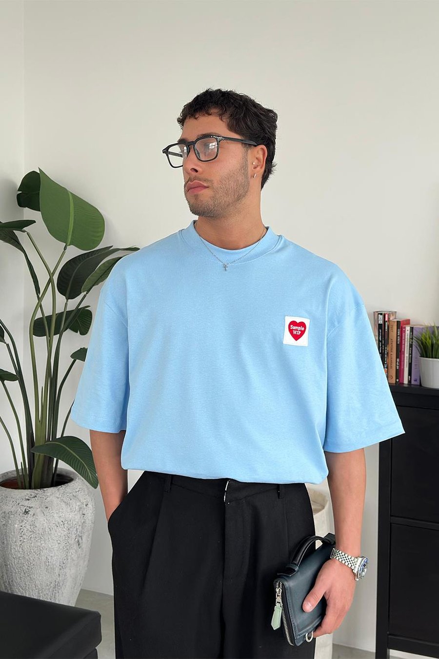 Mavi Old Money  Sample Love BS Oversize Tişört