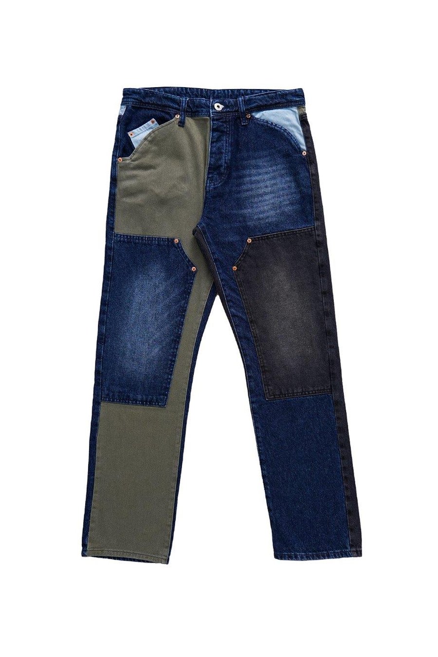 Mavi Patchwork GD Baggy Pantolon