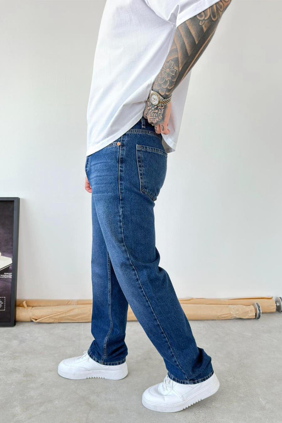 Mavi Soft Degrade Baggy Pantolon