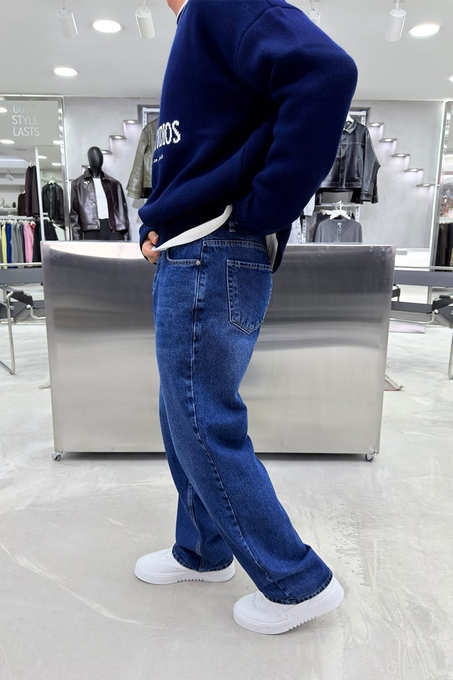 Mavi Soft Degrade Premium Baggy Pantolon