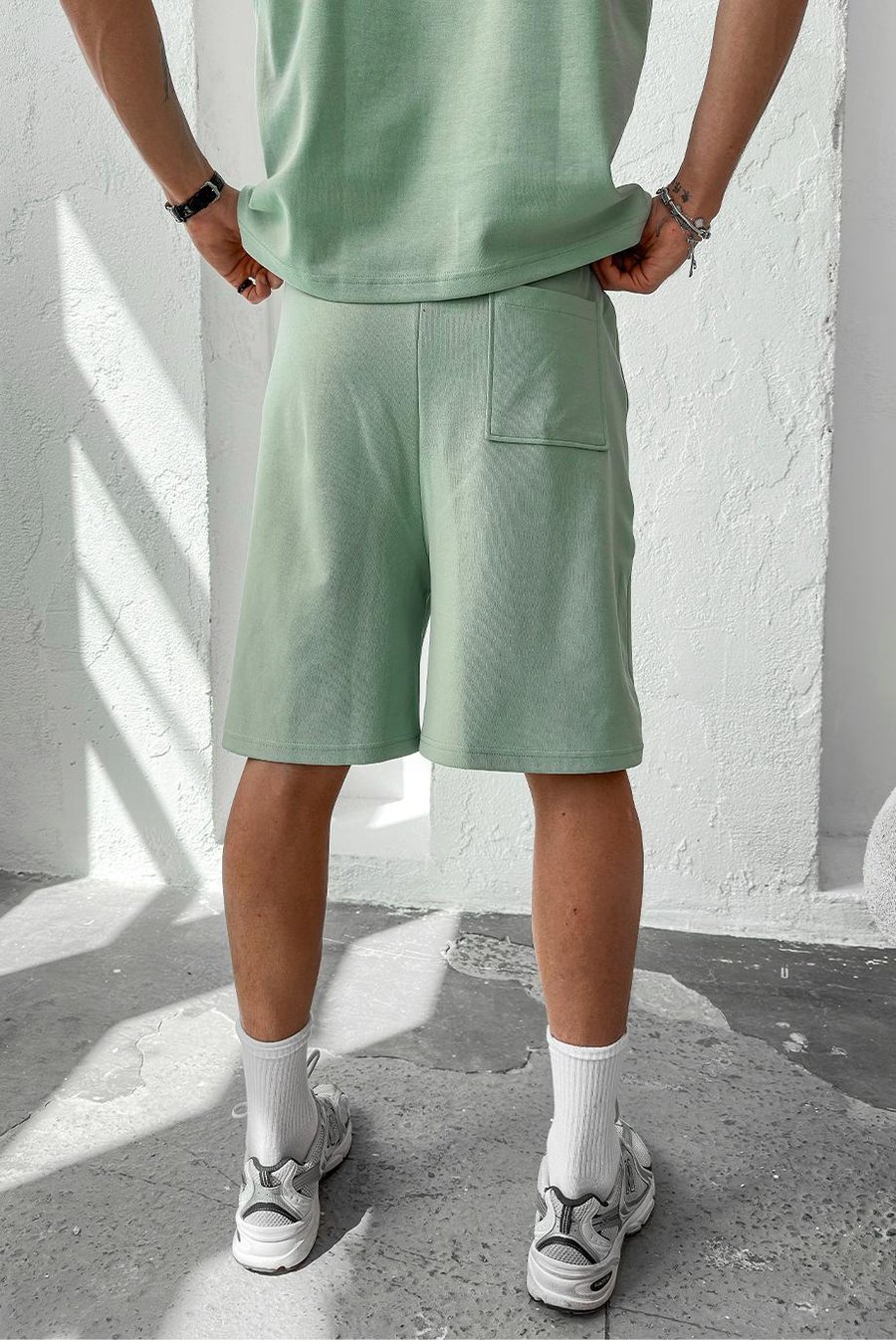 Mint Yeşili Cozy Premium Basic Şort