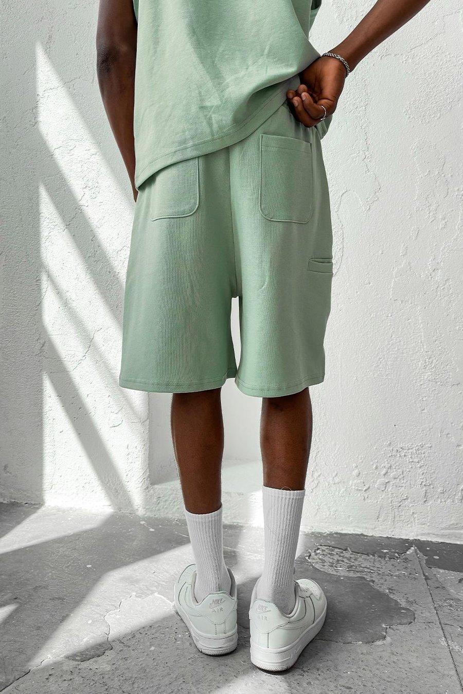 Mint Yeşili Cozy Premium Pileli Şort
