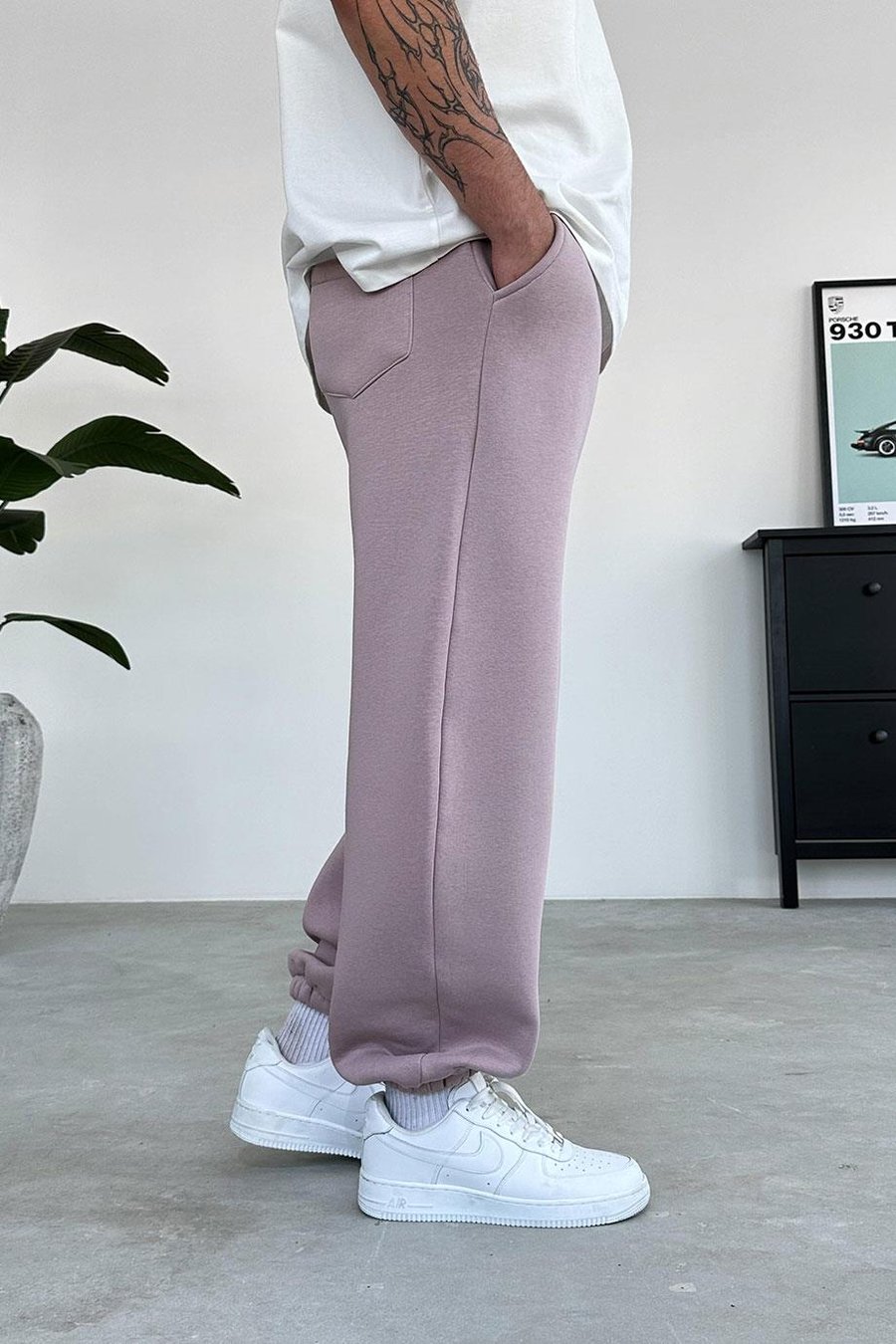 Mürdüm Cozy Basic Paça Stoperli Baggy Eşofman