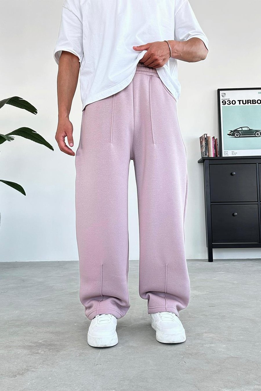 Mürdüm Cozy Basic Pileli Baggy Eşofman