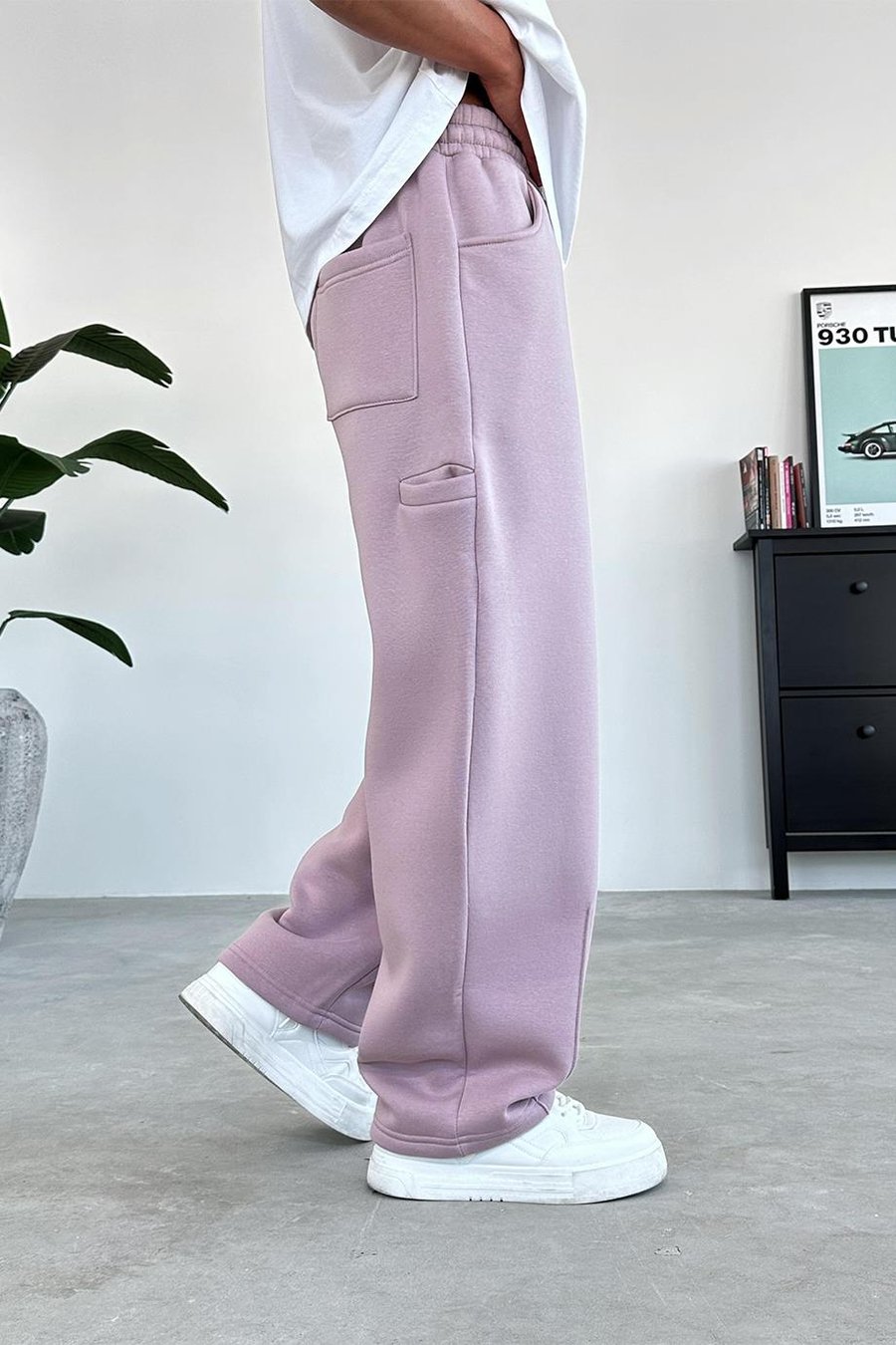 Mürdüm Cozy Basic Pileli Baggy Eşofman