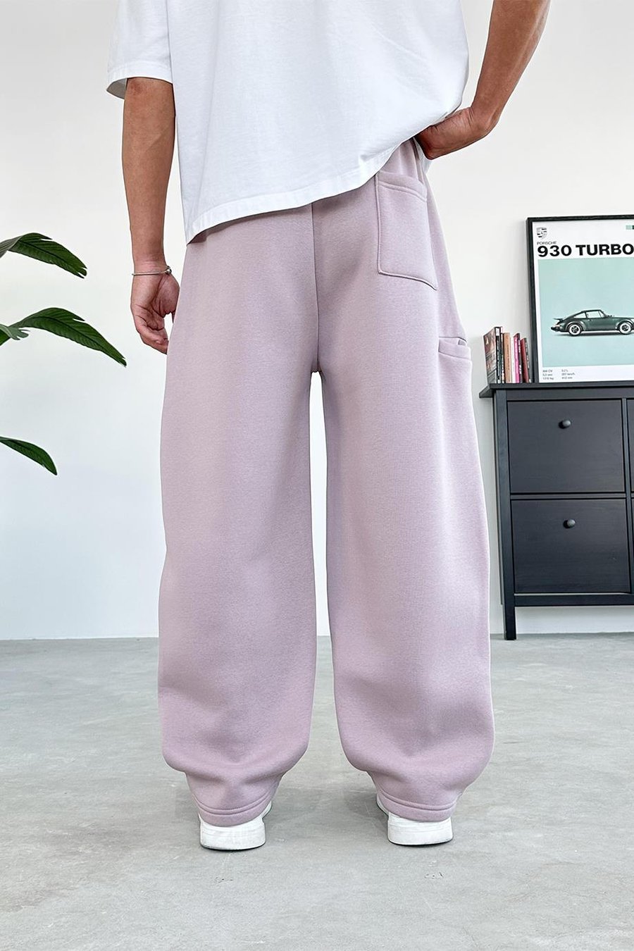 Mürdüm Cozy Basic Pileli Baggy Eşofman