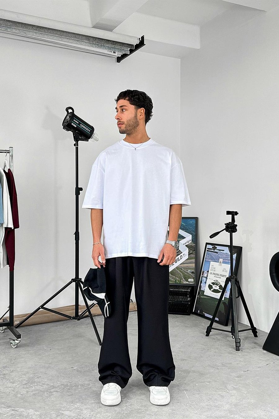 Optik Beyaz Cozy Basic Soft Oversize Tişört
