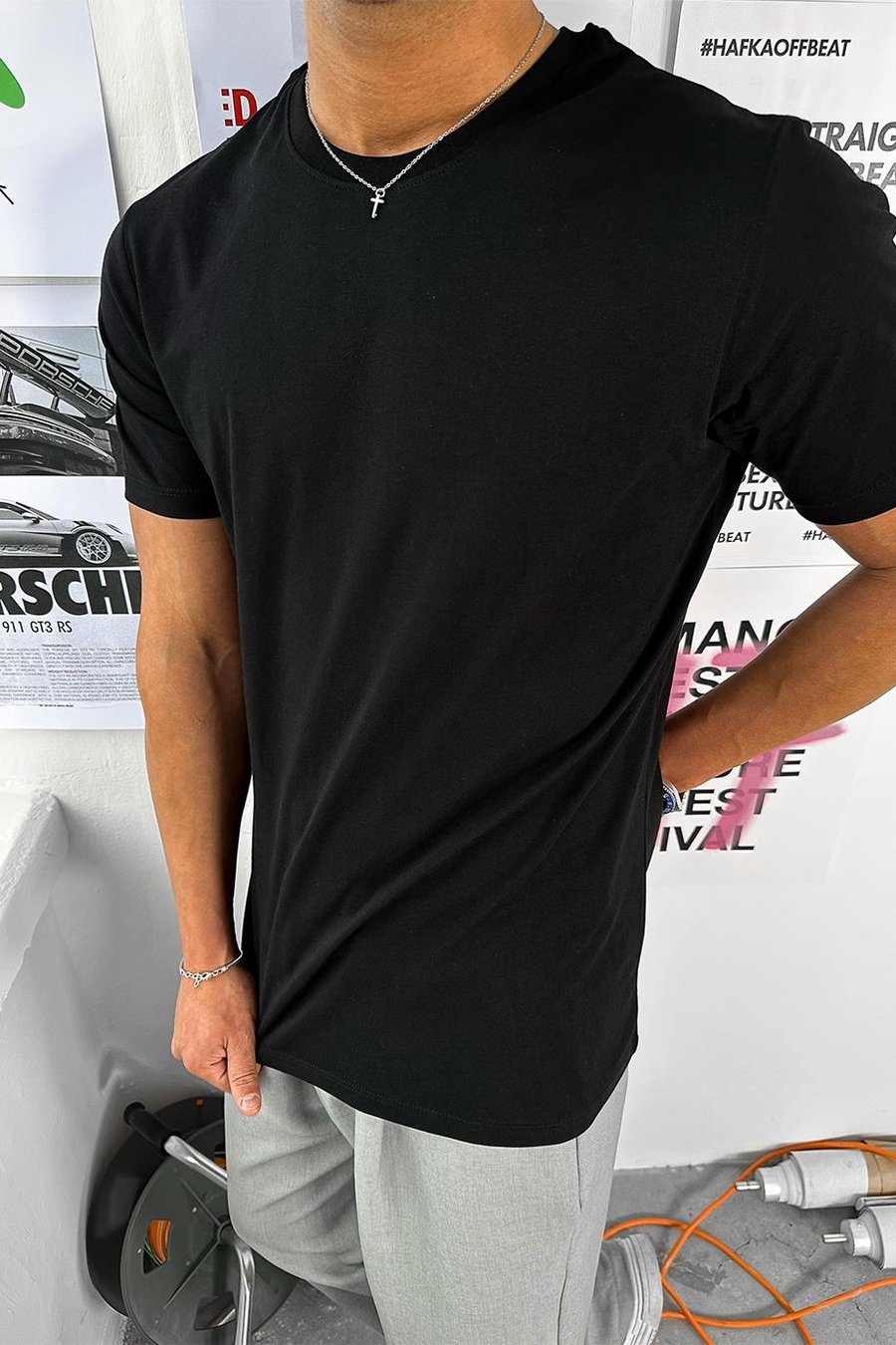 Siyah Basic Premium Regular Fit Tişört