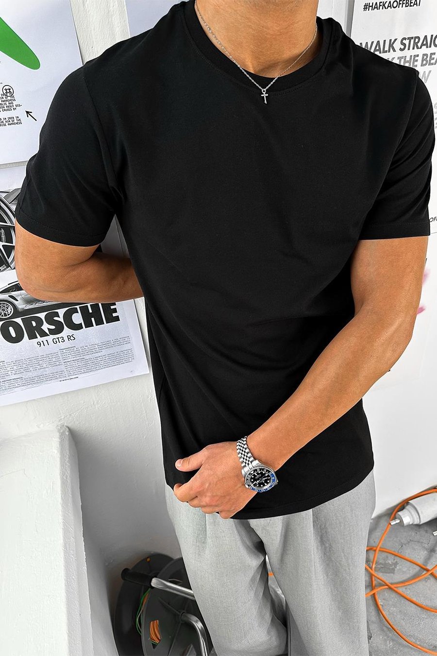 Siyah Basic Premium Regular Fit Tişört