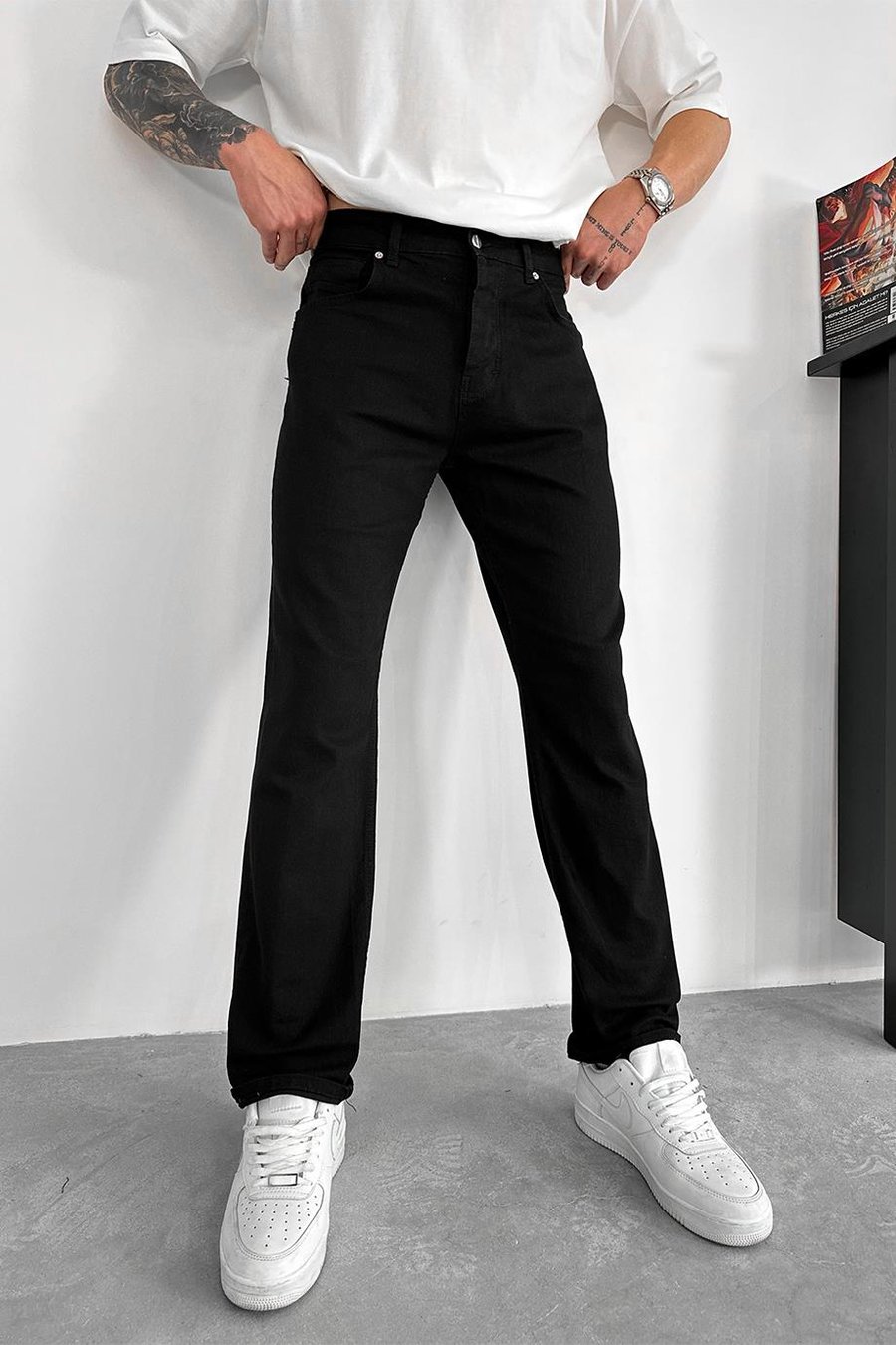 Siyah Basic Premium Slim Fit Pantolon
