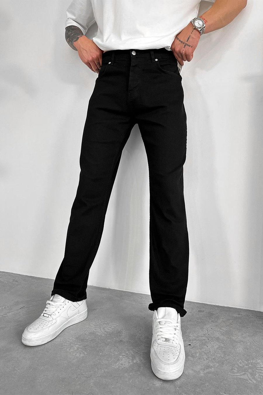Siyah Basic Premium Slim Fit Pantolon