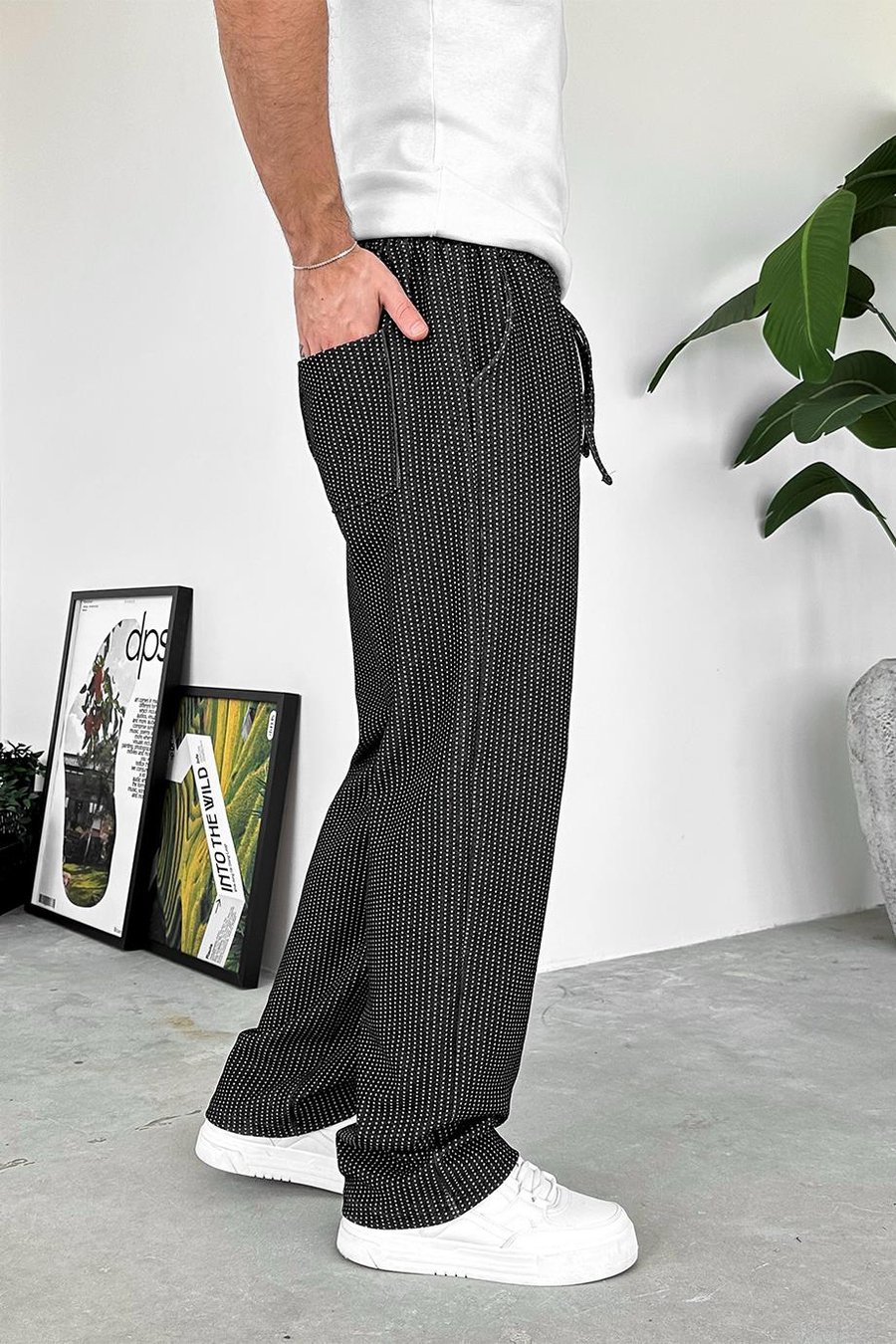 Siyah Chill Zone Baggy Pantolon