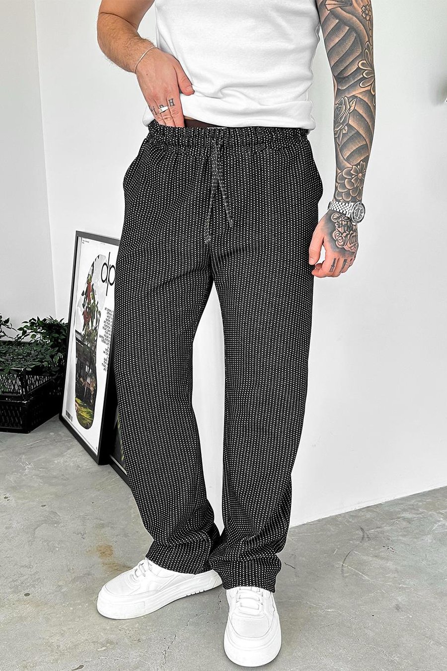 Siyah Chill Zone Baggy Pantolon