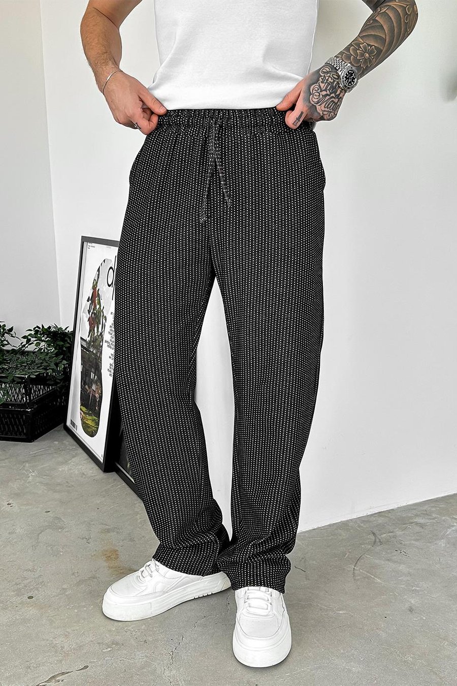 Siyah Chill Zone Baggy Pantolon