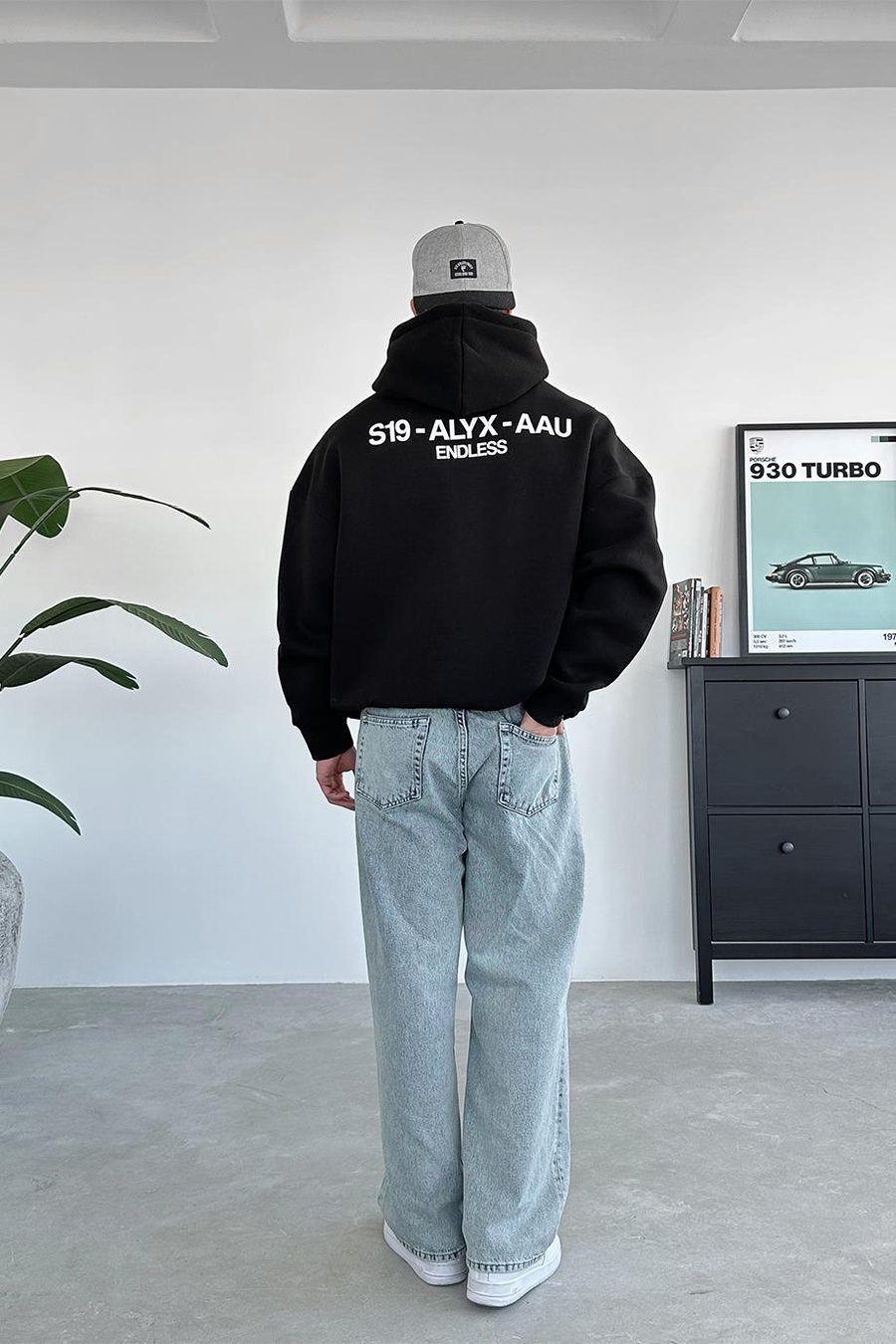 Siyah Endless Oversize Sweatshirt