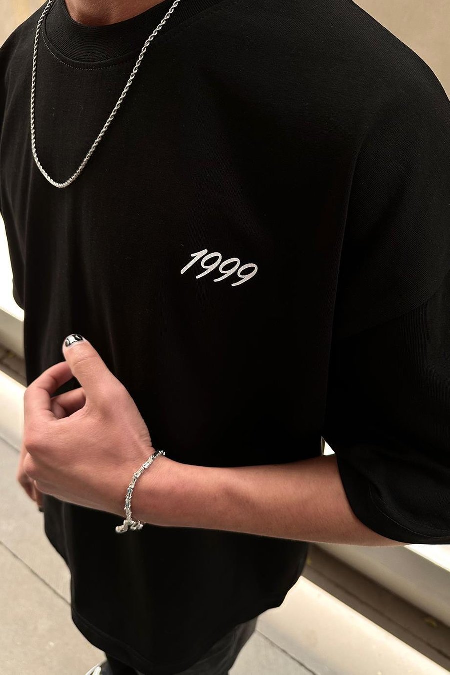 Siyah Havemt99 OUTPLENTY PREMİUM Oversize Tişört