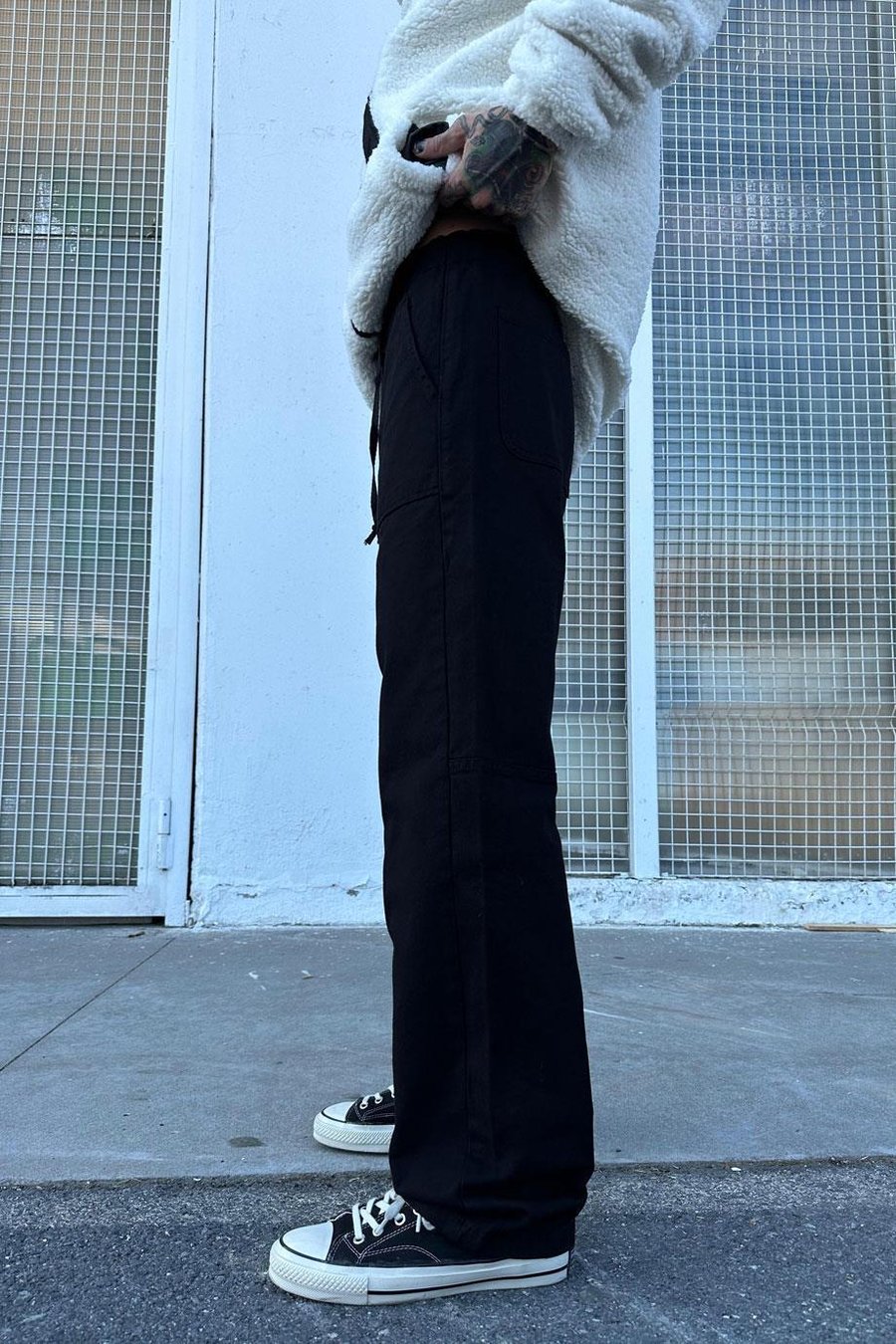 Siyah Siyah 14 DL Baggy Pantolon