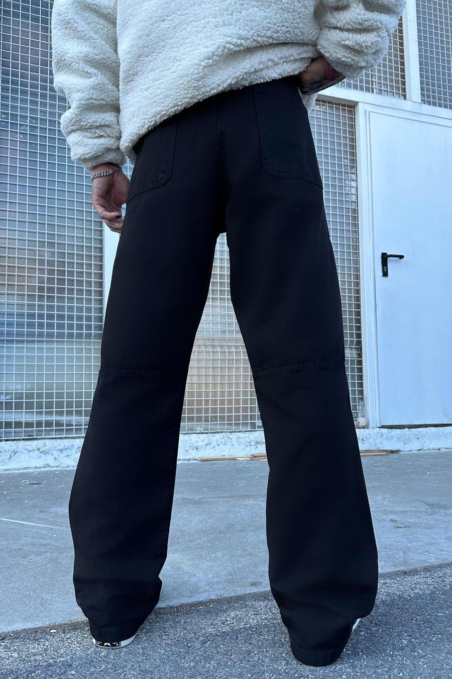 Siyah Siyah 14 DL Baggy Pantolon