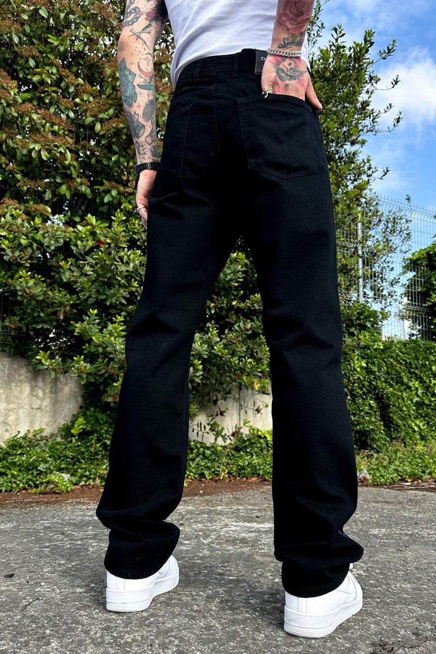 Siyah Siyah Quest Baggy Pantolon