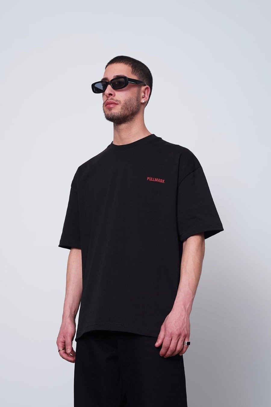 Siyah Unleash PM Oversize Tişört