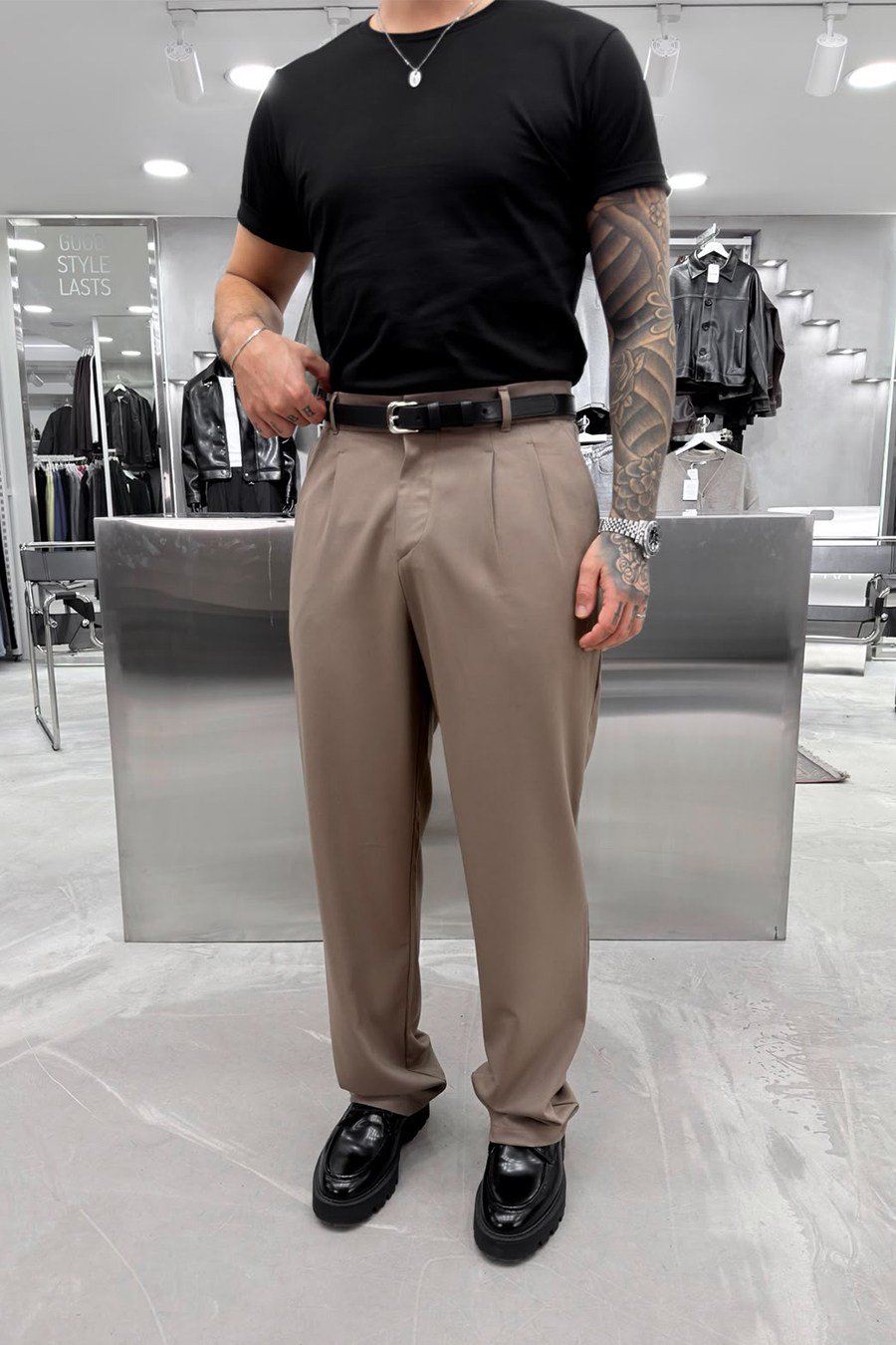 Taba Basic Premium Baggy Kumaş Pantolon