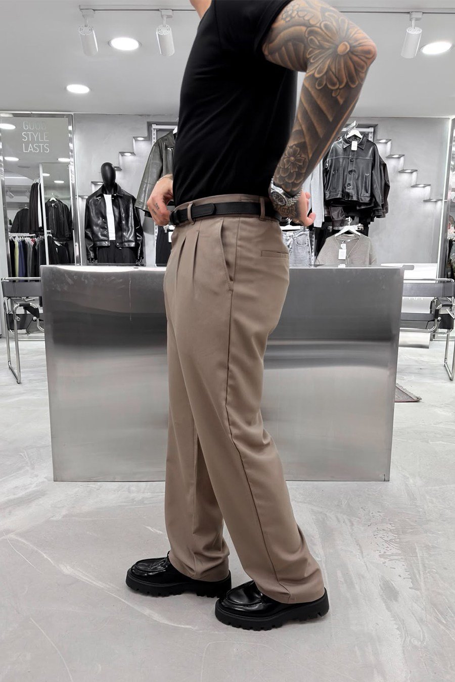 Taba Basic Premium Baggy Kumaş Pantolon