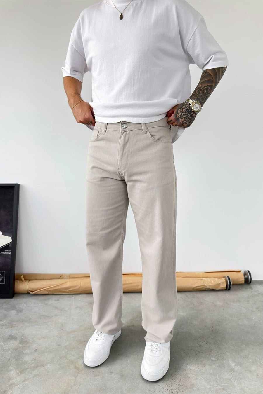 Taş Basic Baggy Fit Pantolon